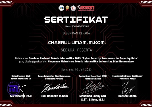 Seminar Nasional Teknik Informatika